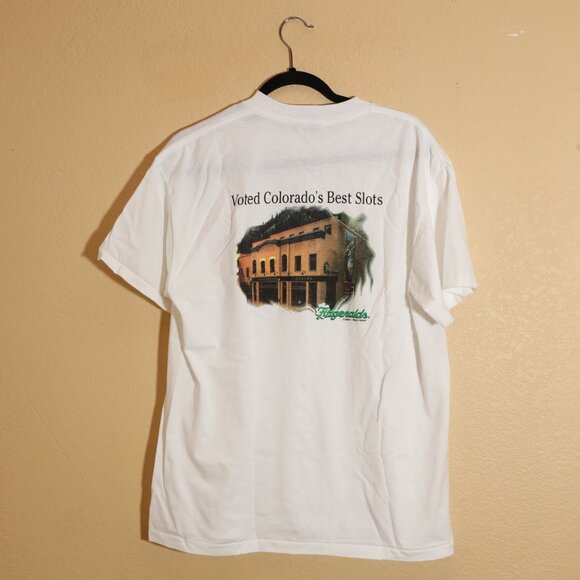Fitzgeralds Casino Black Hawk Voted Colorados Best Slots Tee (L) - Picture 2 of 12